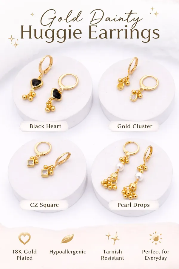 Gold_Plated_Dainty_Huggie_Earrings_(_Combo_4_)