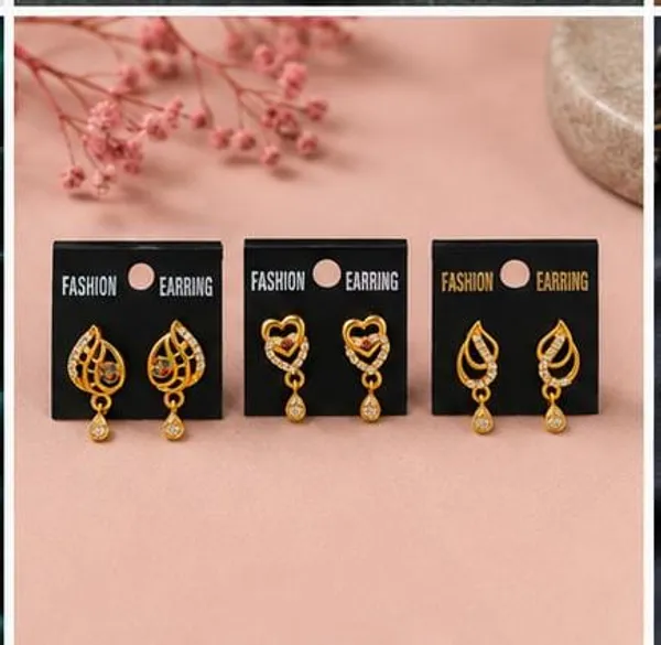 Gold_Plated_Daily_Huggie_Earrings_(_Combo_3_)