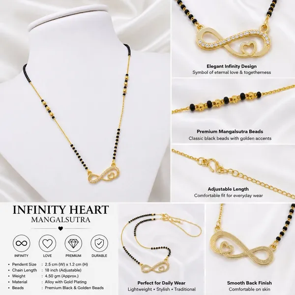 Gold-Plated_Infinity_&_Floral_Centerpiece_Mangalsutra