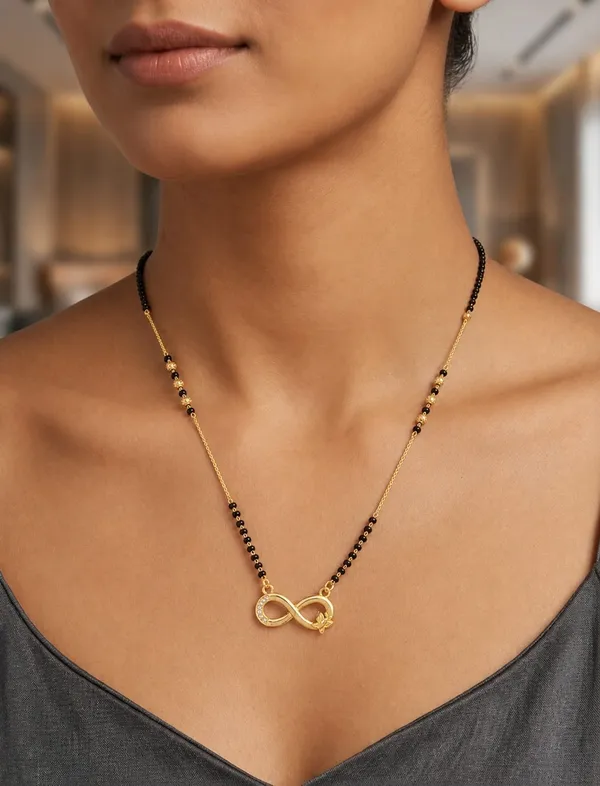 Gold-Plated_Infinity_&_Floral_Centerpiece_Mangalsutra