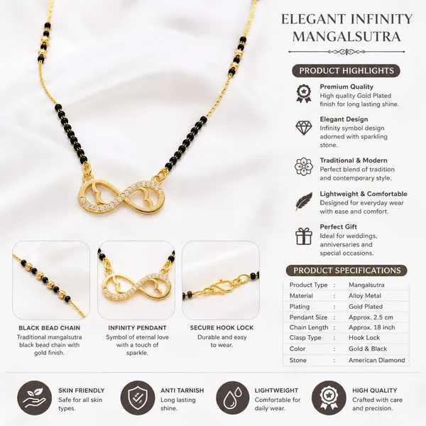 Gold-Plated_Infinity_&_Floral_Centerpiece_Mangalsutra