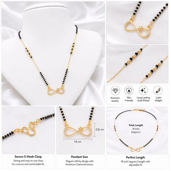 Gold-Plated_Infinity_&_Floral_Centerpiece_Mangalsutra