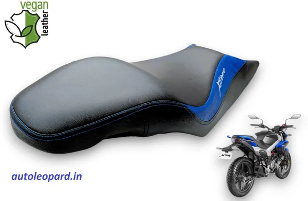 AUTOLEOPARD_NEW_EXTREME_125_R_SINGLE_PREMIUM_TOUCH_BLUE_BLACK_TONE_Single_Bike_Seat_Cover_For_Hero_NA