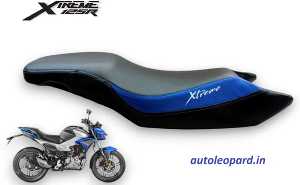AUTOLEOPARD_NEW_EXTREME_125_R_SINGLE_PREMIUM_TOUCH_BLUE_BLACK_TONE_Single_Bike_Seat_Cover_For_Hero_NA