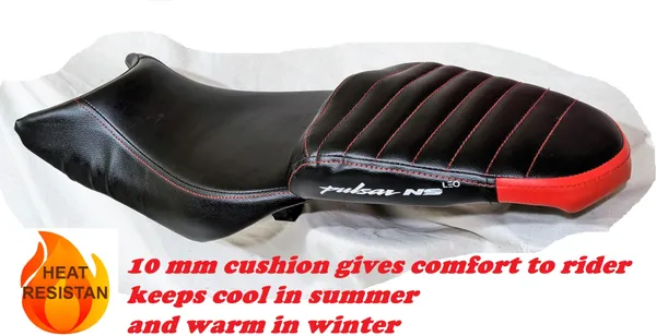 AUTOLEOPARD_PULSAR_NS_125/160/200_BIKE_SEAT_COVER_Split_Bike_Seat_Cover_For_Bajaj_Pulsar_200_NS_DTS-i