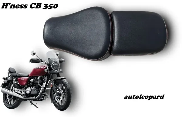 AUTOLEOPARD_HONDA_H'NESS_CB-350_BIKE_SEAT_COVER_Split_Bike_Seat_Cover_For_Honda_CB
