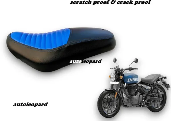 AUTOLEOPARD_HUNTER_350_BLUE_BIKE_SEAT_COVER_Single_Bike_Seat_Cover_For_Royal_Enfield_NA