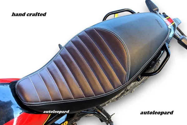 AUTOLEOPARD_GUERRILLA_450_SOFT_TOUCH_PREMIUM_QUALITY_WITH_RUBBER_FOAM_Single_Bike_Seat_Cover_For_Royal_Enfield_NA