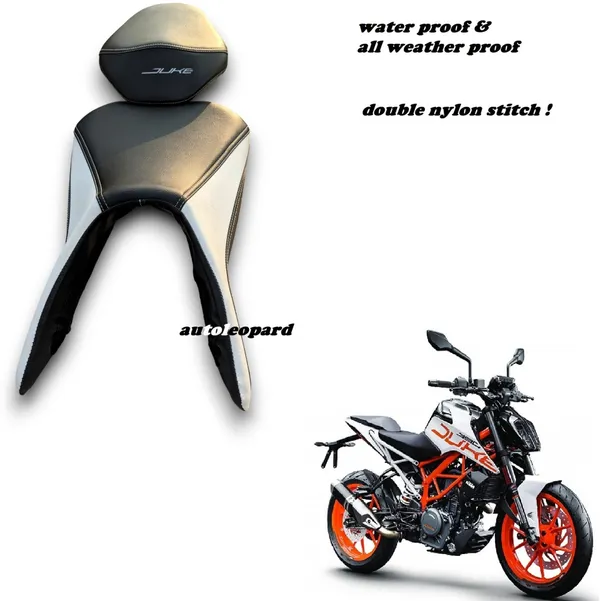 Black_&_White_Pu_Leather_Premium_&_Elegant_Bike_Seat_Cover