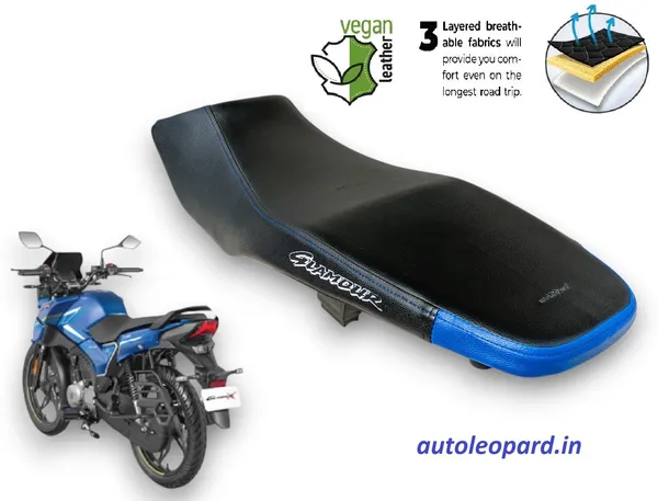 AUTOLEOPARD_NEW_GLAMOUR_X_125_PREMIUM_QUALITY_SOFT_FEEL_Single_Bike_Seat_Cover_For_Hero_Glamour