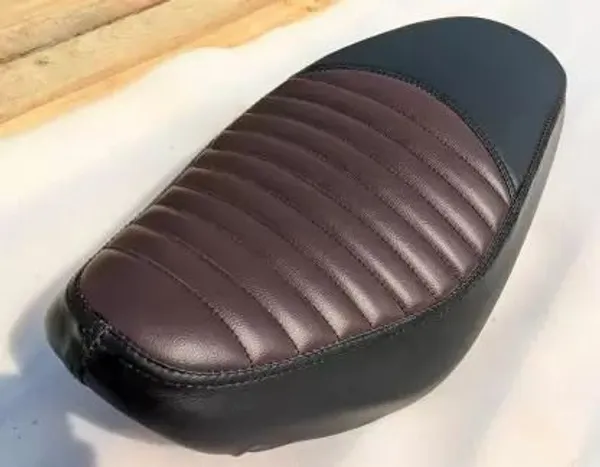 AUTOLEO_HUNTER_BROWN_OE_DESIGN_Single_Bike_Seat_Cover_For_Royal_Enfield_NA