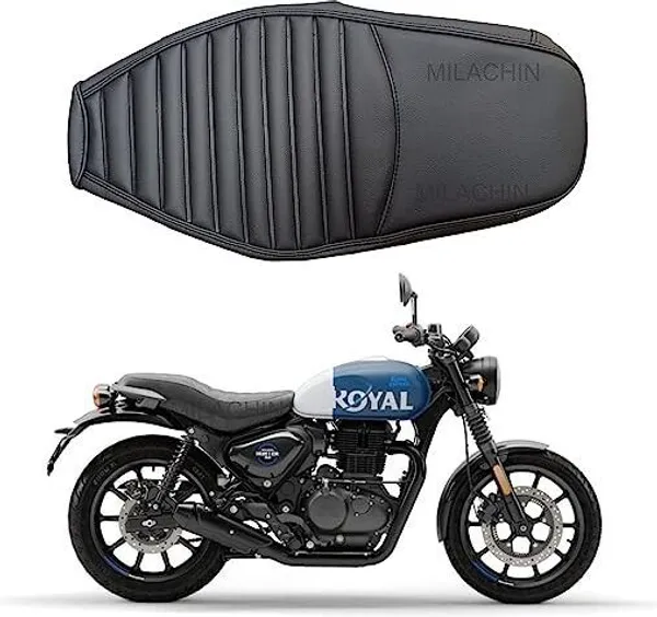 HIMOTORS_Hunter_Single_Bike_Seat_Cover_For_Royal_Enfield_350_Twin_Spark