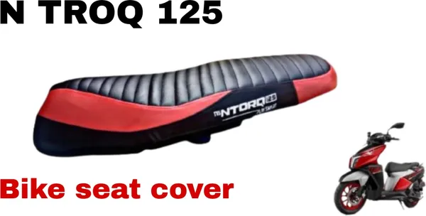 Hena_TVS_N_TROQ_125_ROLLING_SCOOTY_SEAT_COVER_DUAL_RED_COLOUR_Dressing_SEAT_COVER_Single_Bike_Seat_Cover_For_TVS_NTorq_125