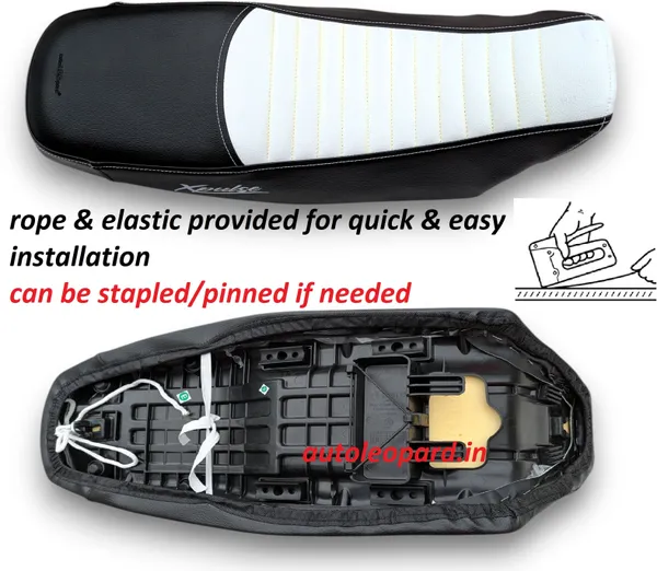 AUTOLEOPARD_X_PULSE_200_4V_PRO_AND_A_PULSE_200_4V_PREMIUM_SOFT_TOUCH_RUBBER_CUSHION_FOAM_Single_Bike_Seat_Cover_For_Hero_NA