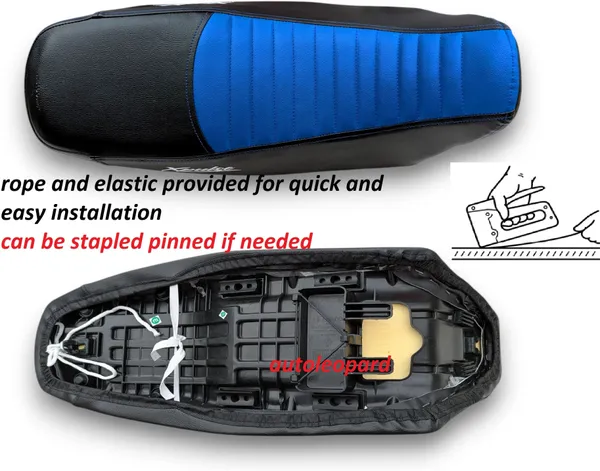 AUTOLEOPARD_X_PULSE_200_4V_PRO_&_APULSE_4V_SOFT_TOUCH_PREMIUM_RUBBER_FOAM_Single_Bike_Seat_Cover_For_Hero_NA