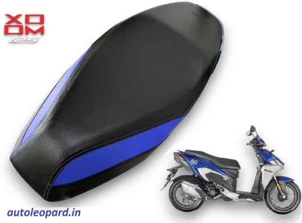 AUTOLEOPARD_NEW_XOOM_125_PREMIUM_QUALITY_NAVY_BLUE_Single_Bike_Seat_Cover_For_Hero_NA