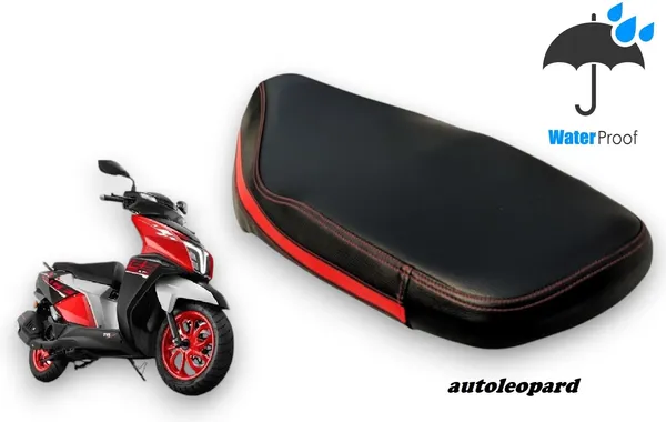 Red_&_Black_Leather_Premium_&_Elegant_Bike_Seat_Cover