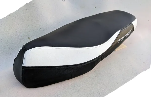 White_Leather_Premium_&_Elegant_Bike_Seat_Cover