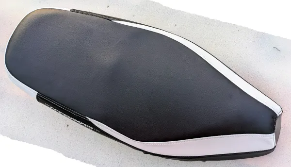 White_Leather_Premium_&_Elegant_Bike_Seat_Cover