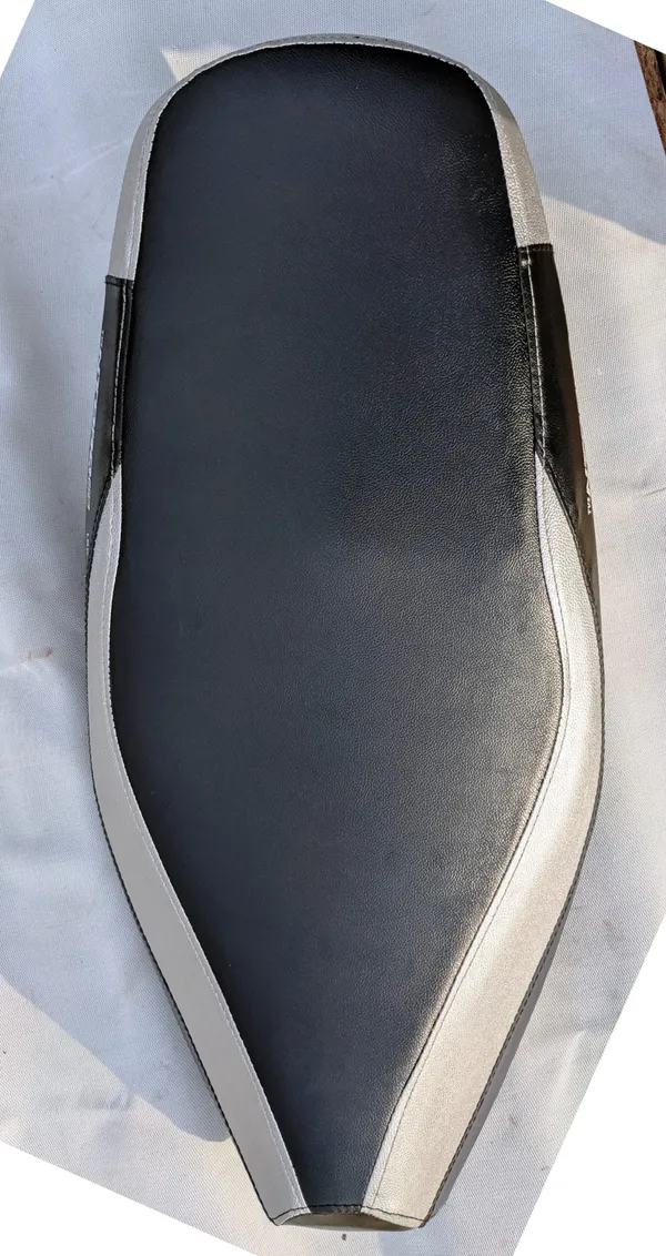 Silver_Leather_Premium_&_Elegant_Bike_Seat_Cover