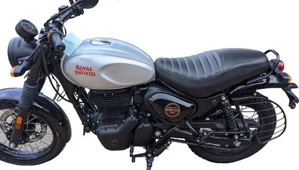 AUTOLEOPARD_HUNTER_350_BLACK_BIKE_SEAT_COVER_Single_Bike_Seat_Cover_For_Royal_Enfield_NA