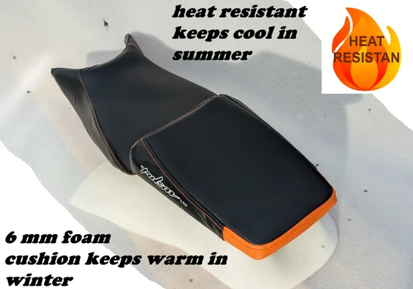AUTOLEOPARD_PULSAR_125/150_DUAL_DISC_BIKE_SEAT_COVER_Split_Bike_Seat_Cover_For_Bajaj_Pulsar
