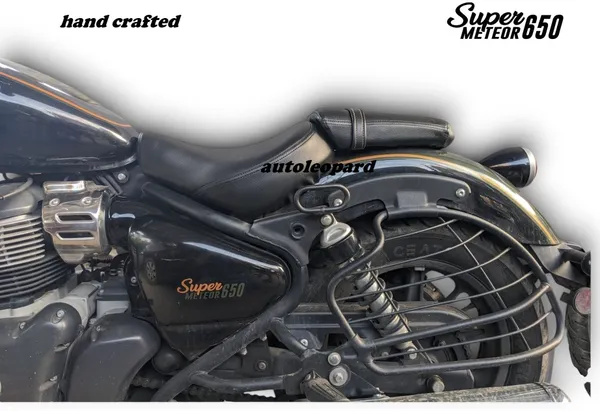 AUTOLEOPARD_SUPER_METEOR_650_PREMIUM_QUALITY_Split_Bike_Seat_Cover_For_Royal_Enfield_Meteor