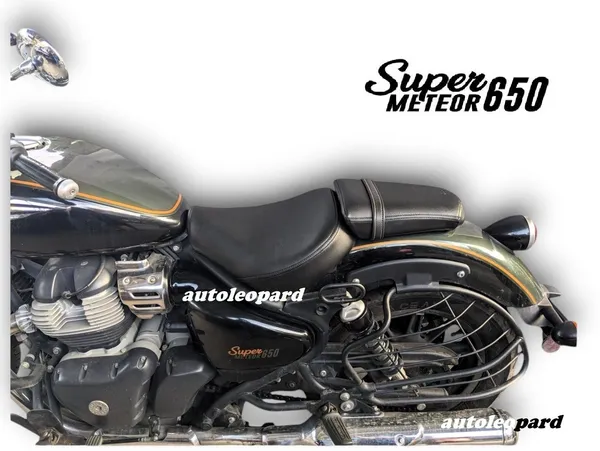 AUTOLEOPARD_SUPER_METEOR_650_PREMIUM_QUALITY_Split_Bike_Seat_Cover_For_Royal_Enfield_Meteor