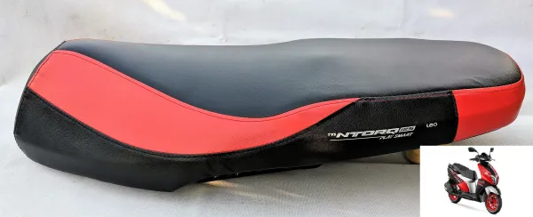 AUTOLEO_TVS_N_TORQ_SEAT_COVER_2.1_RED_Single_Bike_Seat_Cover_For_TVS_NTorq_125