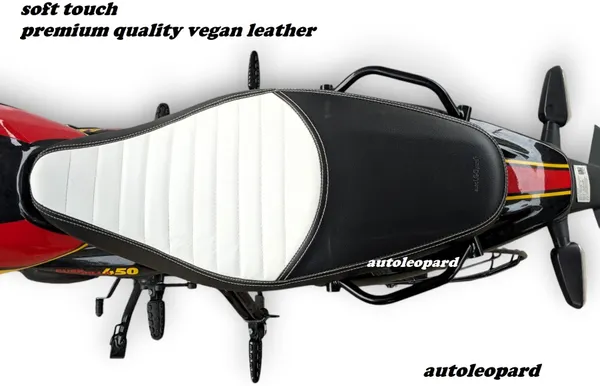 AUTOLEOPARD_GUERRILLA_450_SOFT_TOUCH_RUBBER_FOAM_Single_Bike_Seat_Cover_For_Royal_Enfield_NA