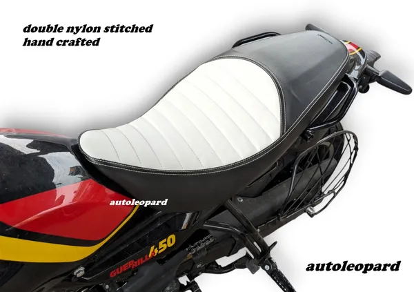 AUTOLEOPARD_GUERRILLA_450_SOFT_TOUCH_RUBBER_FOAM_Single_Bike_Seat_Cover_For_Royal_Enfield_NA