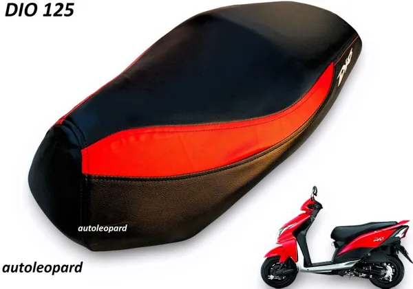 AUTOLEOPARD_DIO_125_CC_PREMIUM_QUALITY_SOFT_TOUCH_Single_Bike_Seat_Cover_For_Honda_Dio