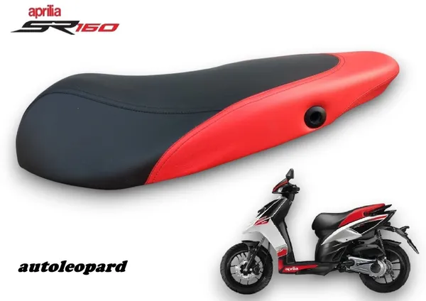 AUTOLEOPARD_APRILIA_SR_150/160_SEAT_COVER_SOFT_TOUCH_Single_Bike_Seat_Cover_For_NA_Aprilla_SR_150