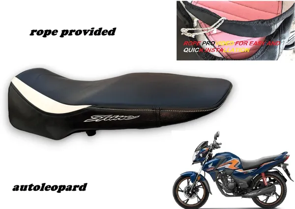 AUTOLEOPARD_SP_SHINE_125_BS6_BIKE_SEAT_COVER_Single_Bike_Seat_Cover_For_Honda_NA
