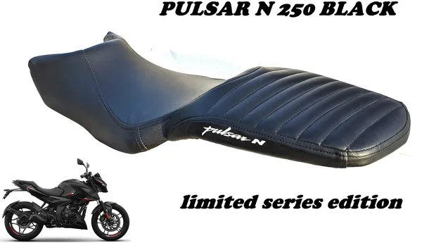 AUTOLEOPARD_PULSAR_N_250_PARALLEL_BLACK_SPLIT_BIKE_SEAT_COVER_Split_Bike_Seat_Cover_For_Bajaj_Pulsar