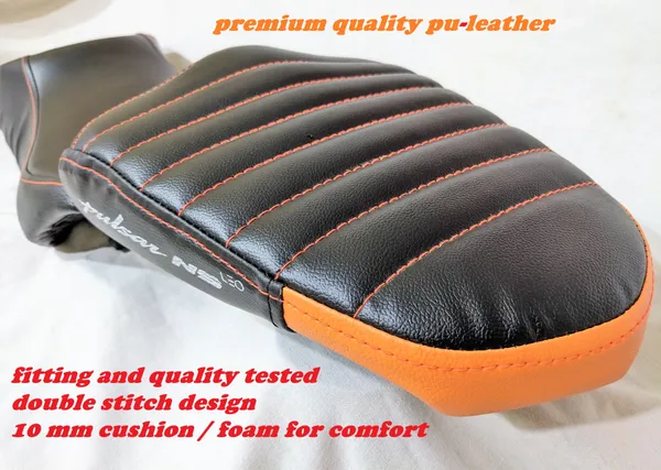 AUTOLEOPARD_PULSAR_NS_125/160_BIKE_SEAT_COVER_Split_Bike_Seat_Cover_For_Bajaj_Pulsar