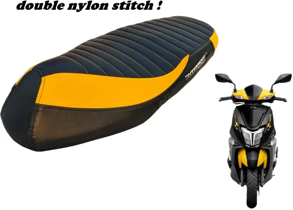 Yellow_Pu_Leather_Premium_&_Elegant_Bike_Seat_Cover