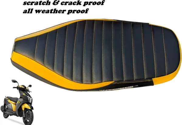 Yellow_Pu_Leather_Premium_&_Elegant_Bike_Seat_Cover