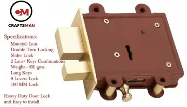 Brass_Steel_Iron_Chrome_Polished_Deadbolts_Maroon