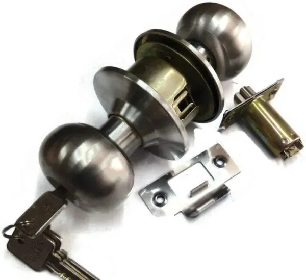 Algo_Stainless_Steel_Matte_Door_Levers_Silver