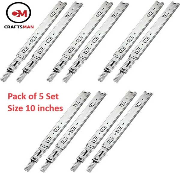 Side_Mount_Full_Extension_Drawer_Slide_Pack_Of_10