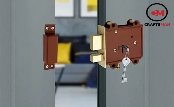 Brass_Steel_Iron_Chrome_Polished_Deadbolts_Maroon