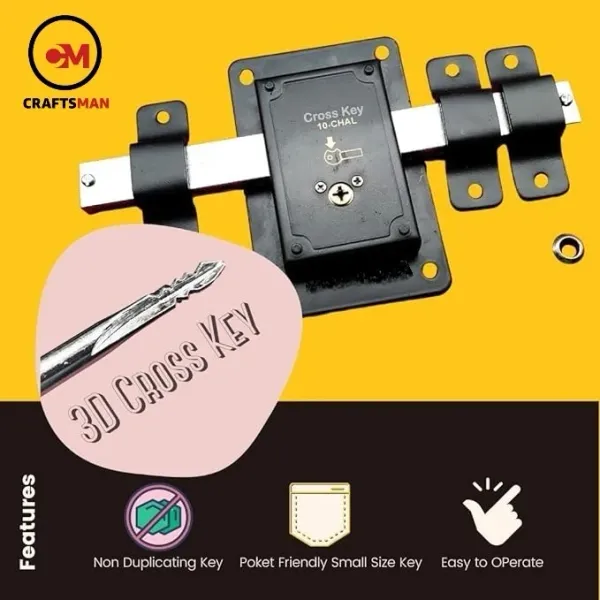 Brass_Stainless_Steel_Iron_Chrome_Deadbolts_Black