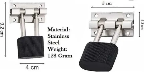 Cm-D.Rds-2Pc_Sunshield-Rds-2Pc_Door_Mounted_Door_Stopper_Silver