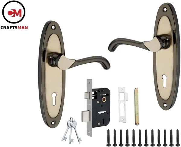 Steel_Iron_Matte_Glossy_Door_Levers_Brown_Yellow