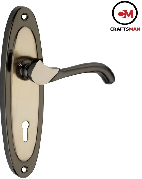 Steel_Iron_Matte_Glossy_Door_Levers_Brown_Yellow