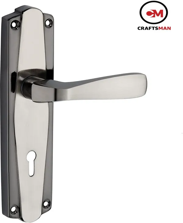 Steel_Iron_Matte_Glossy_Door_Levers_Black_Silver
