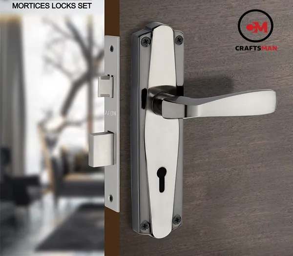 Steel_Iron_Matte_Glossy_Door_Levers_Black_Silver