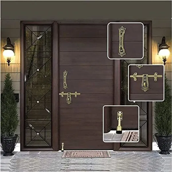Chitra_Zinc_Maharaja_Style_Single_Door_Kit_Full_Fitting_Set_Zinc_Door_Handle_Brown_Pack_Of_1