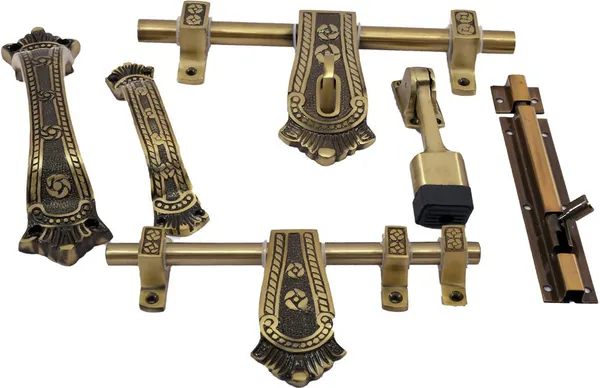 Dija_Zinc_Alloy_Polished_Door_Levers_Gold